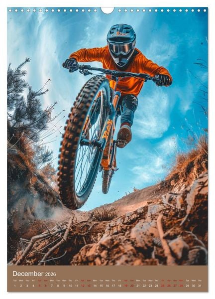 Produktbild: Downhill Adrenaline (Wall Calendar 2026 DIN A3 portrait), CALVENDO 12 Month Wall Calendar
