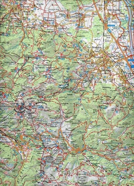 Produktbild: Kiefersfelden, Wendelstein, Kampenwand, Mangfall- und kaisergebirge 1 : 50 000. Fritsch Wanderkarte