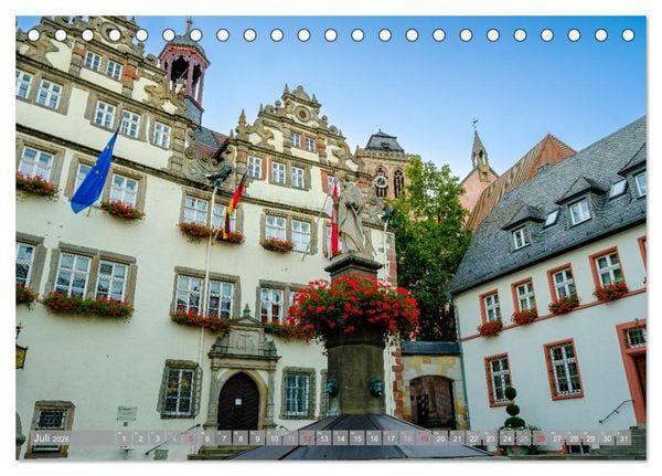 Produktbild: Ein Blick auf Bad Hersfeld (Tischkalender 2026 DIN A5 quer), CALVENDO Monatskalender