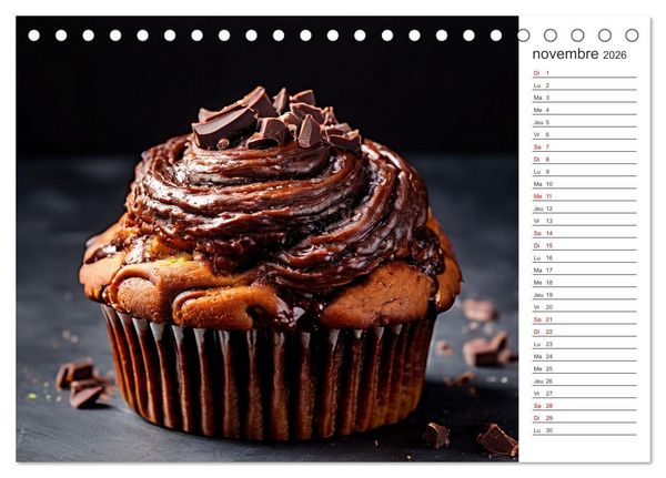 Produktbild: Plaisirs interdits (Calendrier de bureau 2026 DIN A5 vertical), CALVENDO calendrier mensuel