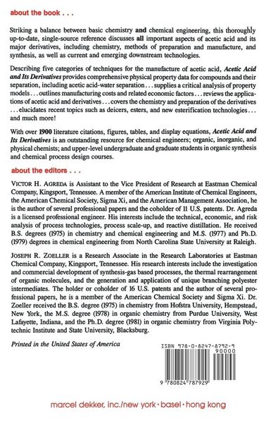 Produktbild: Acetic Acid and its Derivatives