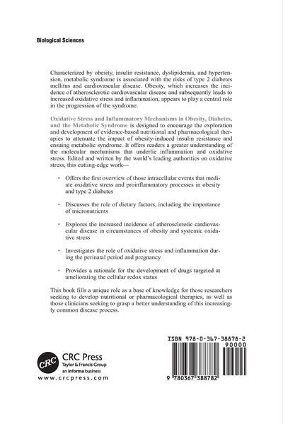 Produktbild: Oxidative Stress and Inflammatory Mechanisms in Obesity, Diabetes, and the Metabolic Syndrome