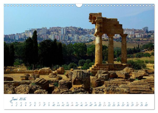 Produktbild: Sizilien (Wandkalender 2026 DIN A3 quer), CALVENDO Monatskalender