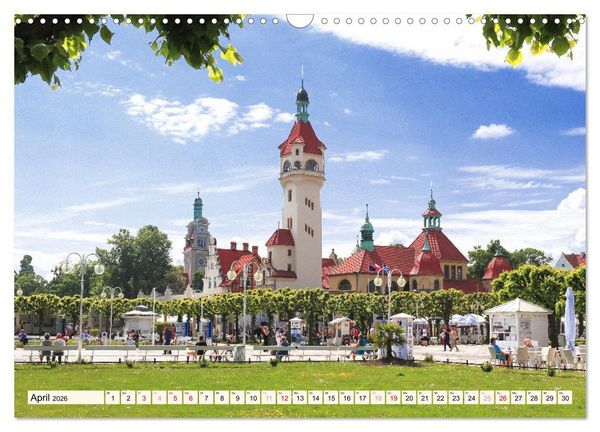 Produktbild: Zoppot und Danzig (Wandkalender 2026 DIN A3 quer), CALVENDO Monatskalender
