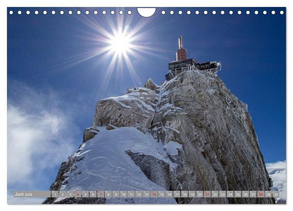 Produktbild: Mont Blanc - Krone der Alpen (Wandkalender 2026 DIN A4 quer), CALVENDO Monatskalender