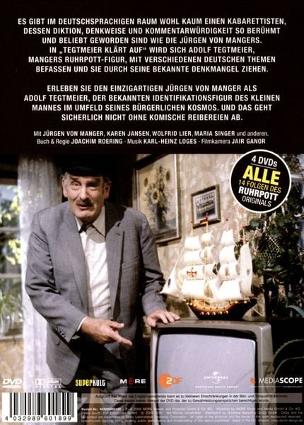Produktbild: Tegtmeier kl&auml;rt auf! [4 DVDs]