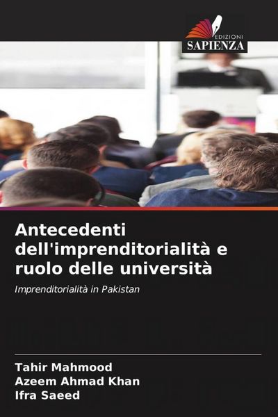 Produktbild: Antecedenti dell'imprenditorialit&agrave; e ruolo delle universit&agrave;