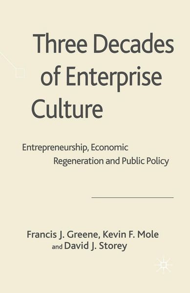 Produktbild: Three Decades of Enterprise Culture?