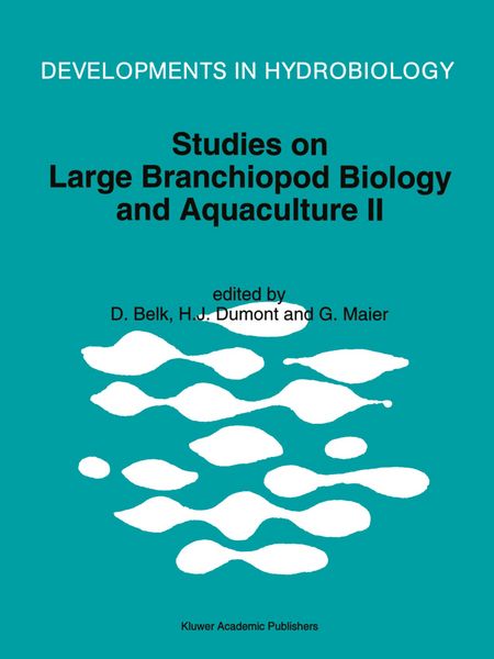 Produktbild: Studies on Large Branchiopod Biology and Aquaculture II