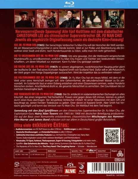 Produktbild: Dr. Fu Man Chu - Die ultimative HD-Gesamtedition mit ultra vielen exklusiven Extras [7 BRs]