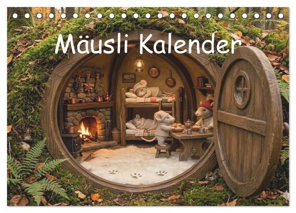 Produktbild: M&auml;usli Kalender (Tischkalender 2027 DIN A5 quer), CALVENDO Monatskalender
