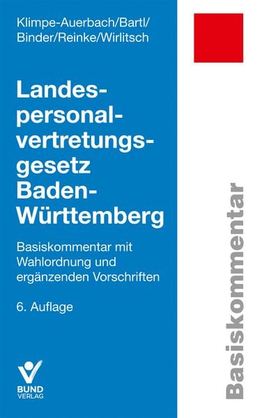 Produktbild: Landespersonalvertretungsgesetz Baden-W&uuml;rttemberg