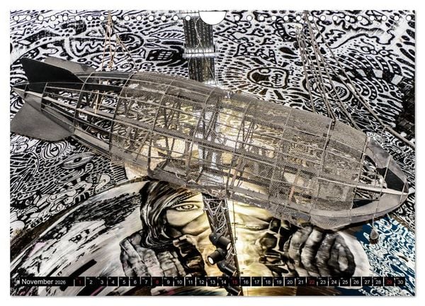 Produktbild: Street art London Michael Jaster (Wandkalender 2026 DIN A4 quer), CALVENDO Monatskalender