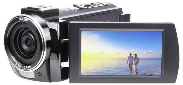 Produktbild: Renkforce RF-DV-200 Camcorder 5K 7.6cm 3 Zoll 8 Megapixel Schwarz