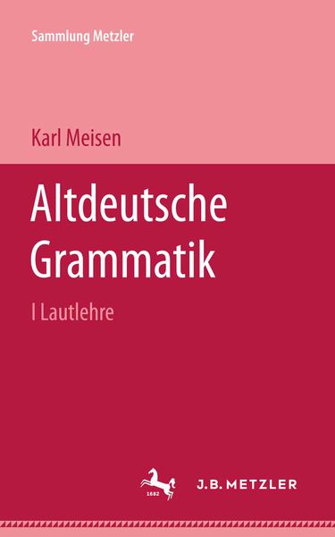 Produktbild: Altdeutsche Grammatik I Lautlehre