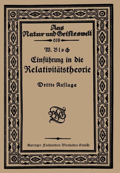 Produktbild: Einf&uuml;hrung in die Relativit&auml;tstheorie