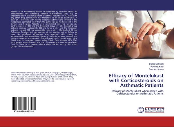 Produktbild: Efficacy of Montelukast with Corticosteroids on Asthmatic Patients