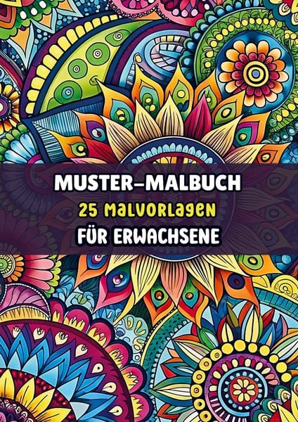 Produktbild: Muster-Malbuch - 25 Malvorlagen f&uuml;r Erwachsene