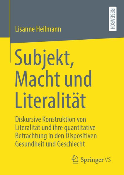Produktbild: Subjekt, Macht und Literalit&auml;t