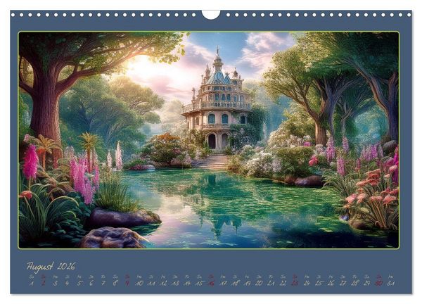 Produktbild: Landschaft romantisch gesehen (Wandkalender 2026 DIN A3 quer), CALVENDO Monatskalender