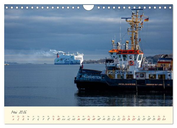 Produktbild: Kiel &ndash; Maritimes Flair im Wandel der Jahreszeiten (Wandkalender 2026 DIN A4 quer), CALVENDO Monatskalender