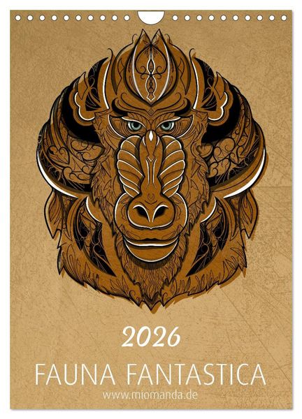 Produktbild: Fauna Fantastica (Wandkalender 2026 DIN A4 hoch), CALVENDO Monatskalender