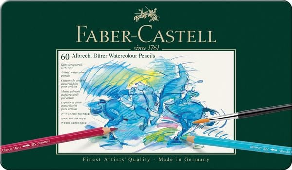 Faber-Castell Aquarellstifte Albrecht Dürer, 60er Set Metalletui