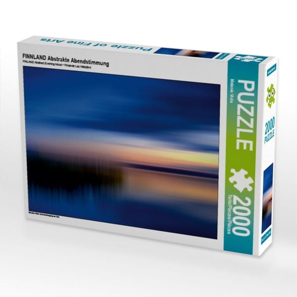 FINNLAND Abstrakte Abendstimmung (Puzzle)