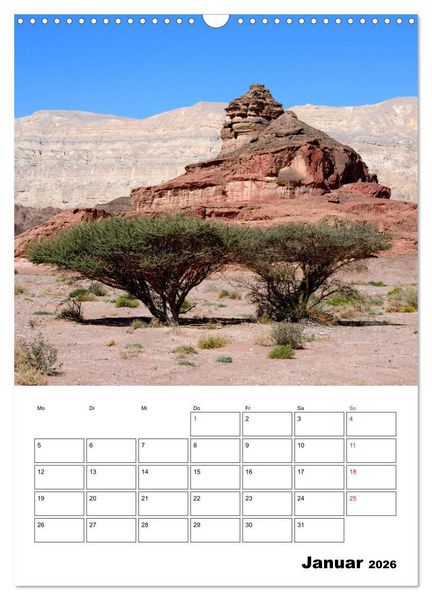Produktbild: Israel - Der Monatsplaner 2026 (Wandkalender 2026 DIN A3 hoch), CALVENDO Monatskalender
