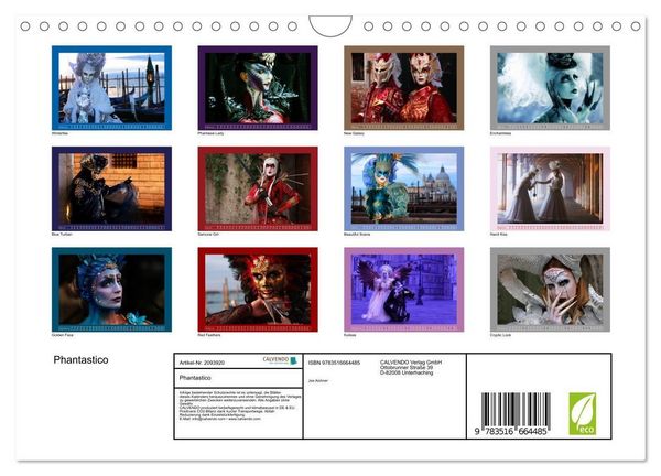 Produktbild: Phantastico (Wandkalender 2026 DIN A4 quer), CALVENDO Monatskalender