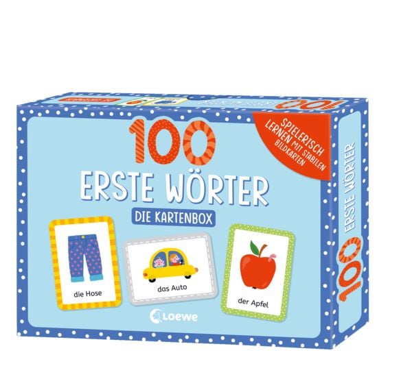 Produktbild: 100 erste W&ouml;rter - Die Kartenbox