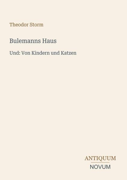 Produktbild: Bulemanns Haus