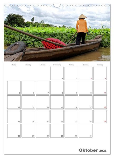 Produktbild: Vietnam 2026 Land der Kontraste (Wandkalender 2026 DIN A3 hoch), CALVENDO Monatskalender