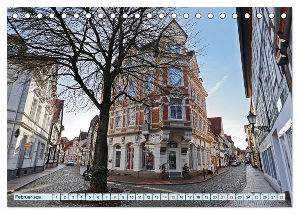 Produktbild: Hameln - Fachwerk und Weserrenaissance (Tischkalender 2026 DIN A5 quer), CALVENDO Monatskalender