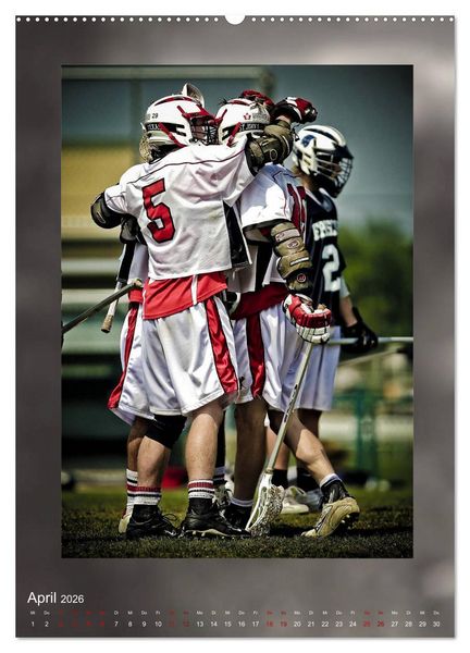 Produktbild: Teamsport - LACROSSE (Wandkalender 2026 DIN A2 hoch), CALVENDO Monatskalender
