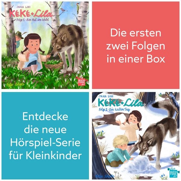 Kéké und Lila - Folge 1 und 2 - Jana Lini, Audio, 9783868476842