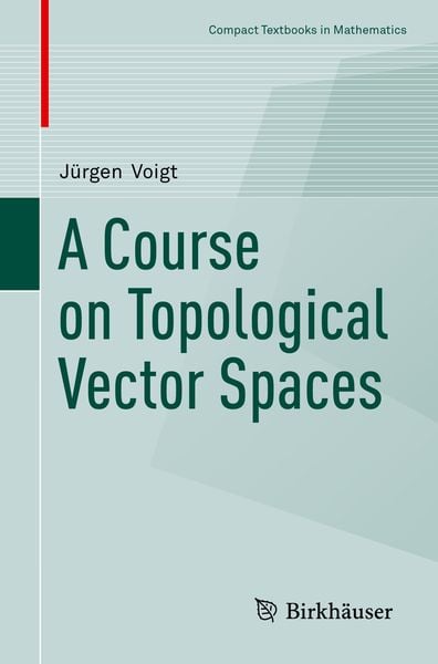 Produktbild: A Course on Topological Vector Spaces