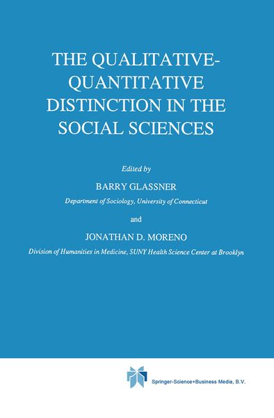 Produktbild: The Qualitative-Quantitative Distinction in the Social Sciences