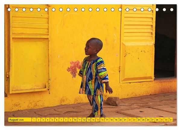 Produktbild: Benin M&auml;rkte Farben Voodoo (Tischkalender 2026 DIN A5 quer), CALVENDO Monatskalender