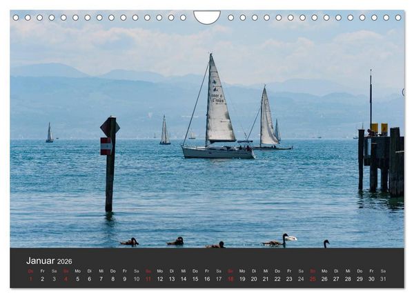 Produktbild: Segelboote auf dem Bodensee (Wandkalender 2026 DIN A4 quer), CALVENDO Monatskalender