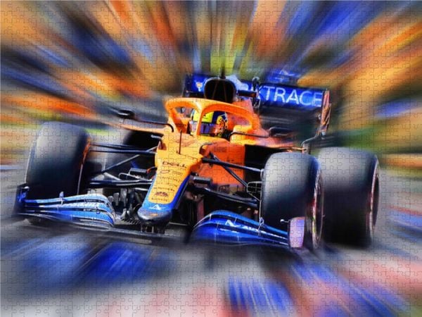 Produktbild: CALVENDO Puzzle Lando Norris ist Brite und startet f&uuml;r das Team McLaren. Er bleibt seinem Team auch in den n&auml;chsten Jahren treu. | 1000 Teile Lege-Gr&ouml;