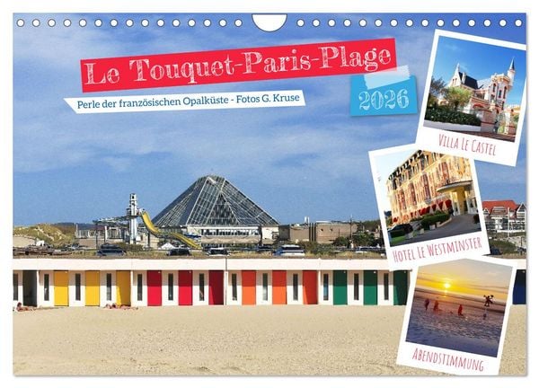 Produktbild: Le Touquet-Paris-Plage - Perle der franz&ouml;sischen Opalk&uuml;ste (Wandkalender 2026 DIN A4 quer), CALVENDO Monatskalender