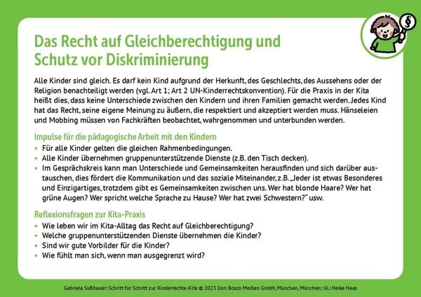 Produktbild: Schritt f&uuml;r Schritt zur Kinderrechte-Kita