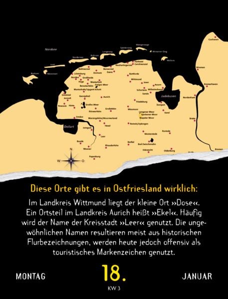 Produktbild: Tagesabrei&szlig;kalender 2027: Ostfriesenjahr