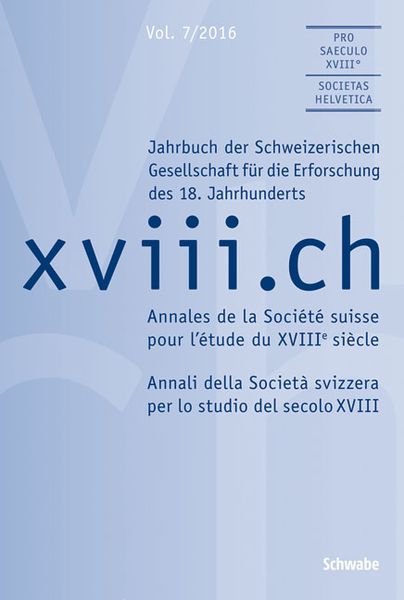 Produktbild: Xviii.ch, Vol. 7/2016