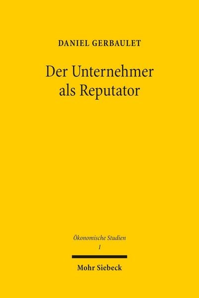 Produktbild: Der Unternehmer als Reputator