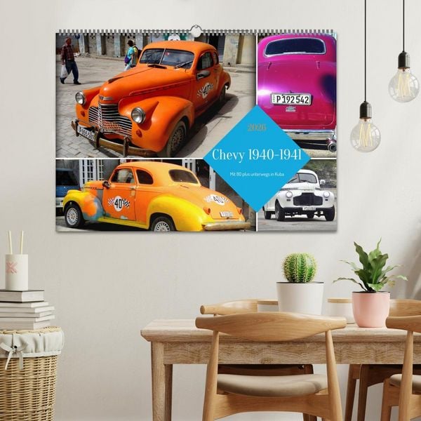 Produktbild: Chevy 1940-1941 - Mit 80 plus unterwegs in Kuba (Wandkalender 2026 DIN A2 quer), CALVENDO Monatskalender