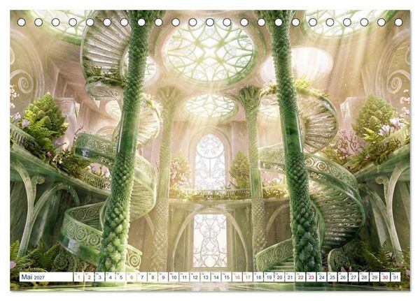 Produktbild: Architektur der Emotionen - Gestaltete Stimmungen (Tischkalender 2027 DIN A5 quer), CALVENDO Monatskalender