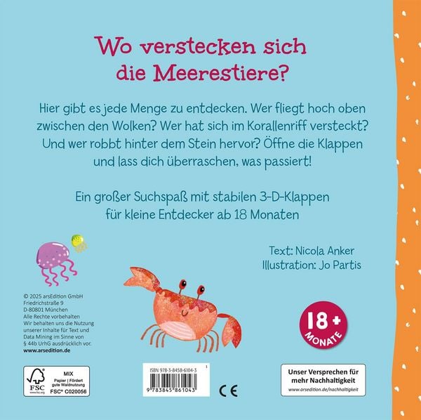 Produktbild: Klapp auf! Wo verstecken sich die Meerestiere?