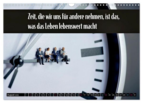 Produktbild: Im Flow der Zeit - im Hier und Jetzt (Wandkalender 2026 DIN A3 quer), CALVENDO Monatskalender